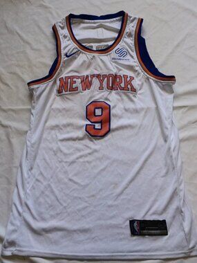 RJ Barrett New York Knicks #9 Nike NBA Swingman Nike Jersey Size 52 White